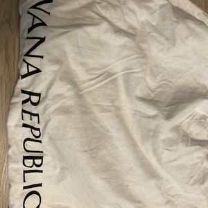 New Brown leather banana republic bag